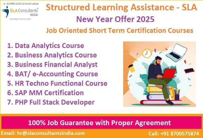 Business Analyst Course with Placement Support in Delhi, 110023 – “New Year Offer 2025” by [ SLA Consultants India] “100% Job Guarantee”