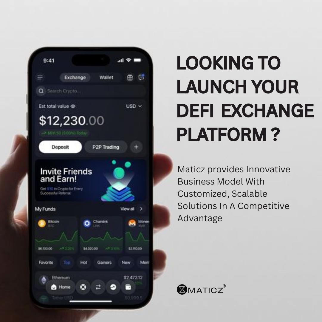 Revolutionize Your Crypto Trading with Maticz’s DeFi exchange solutions