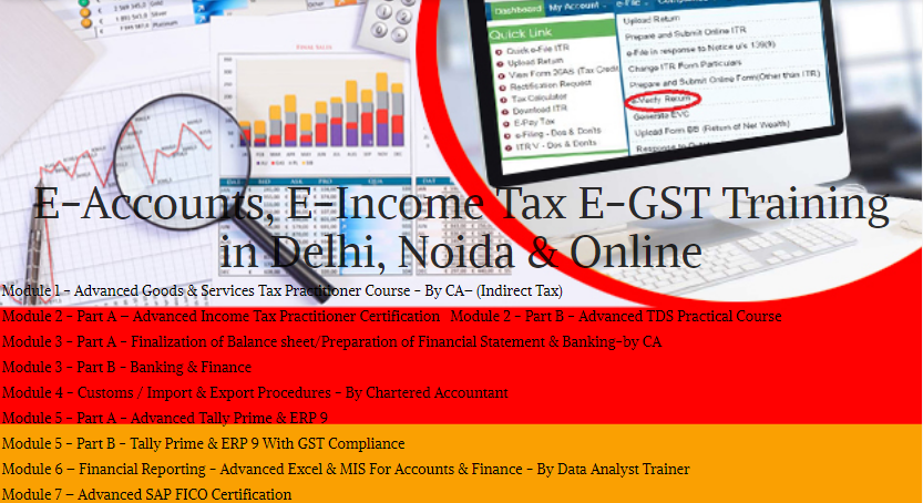 Accounting and Taxation Course in Delhi, Certified GST Practitioner Course in Delhi