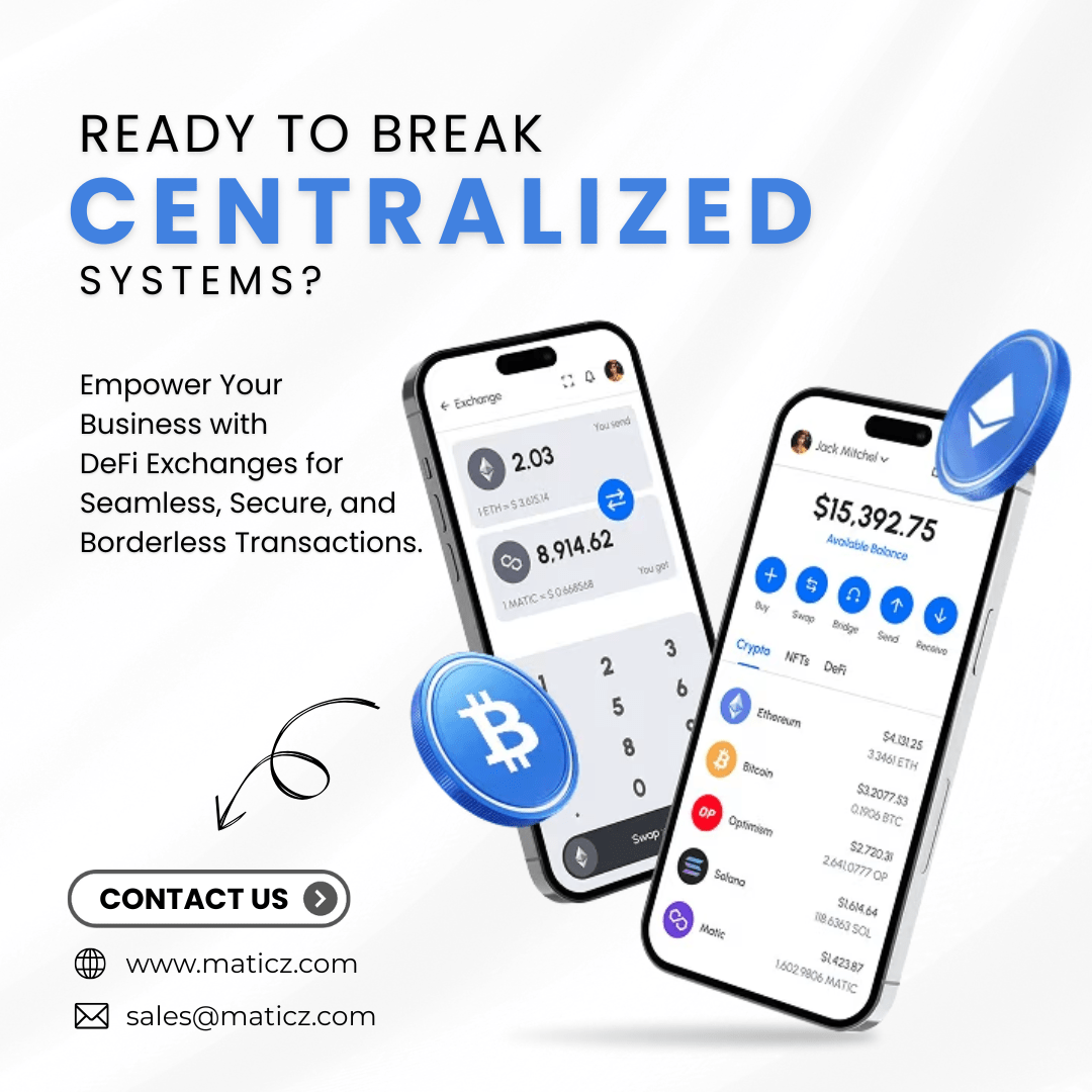 Launch Your Own Defi Exchange Platform with Maticz
