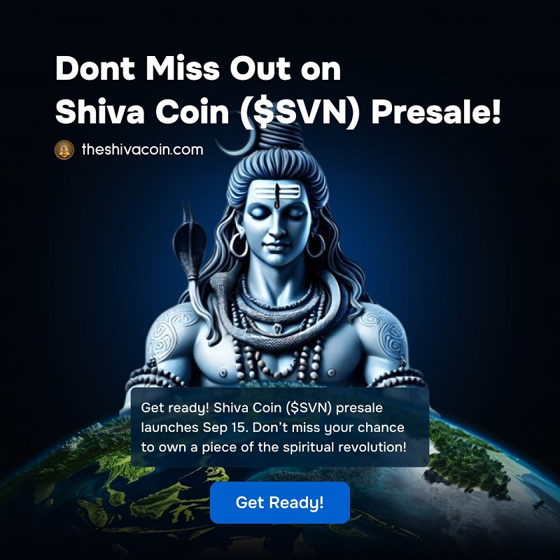 September 15 – The Day Shiva Coin ($SVN) Presale Begins!