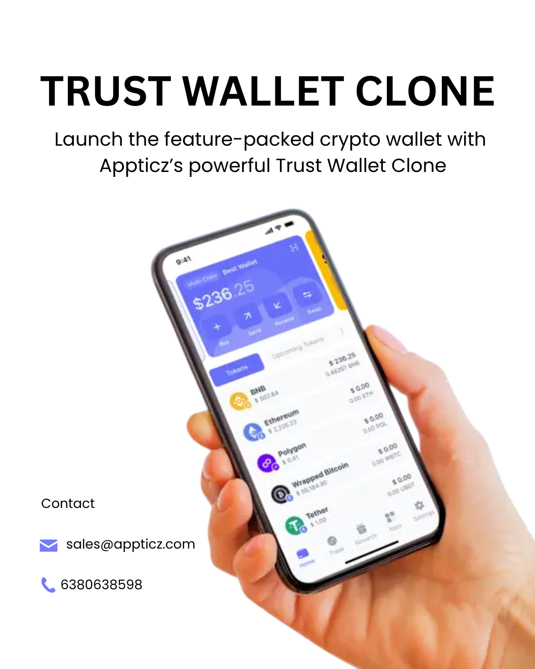 Trust Wallet Clone Script – Build a Secure and Scalable Crypto Wallet App 