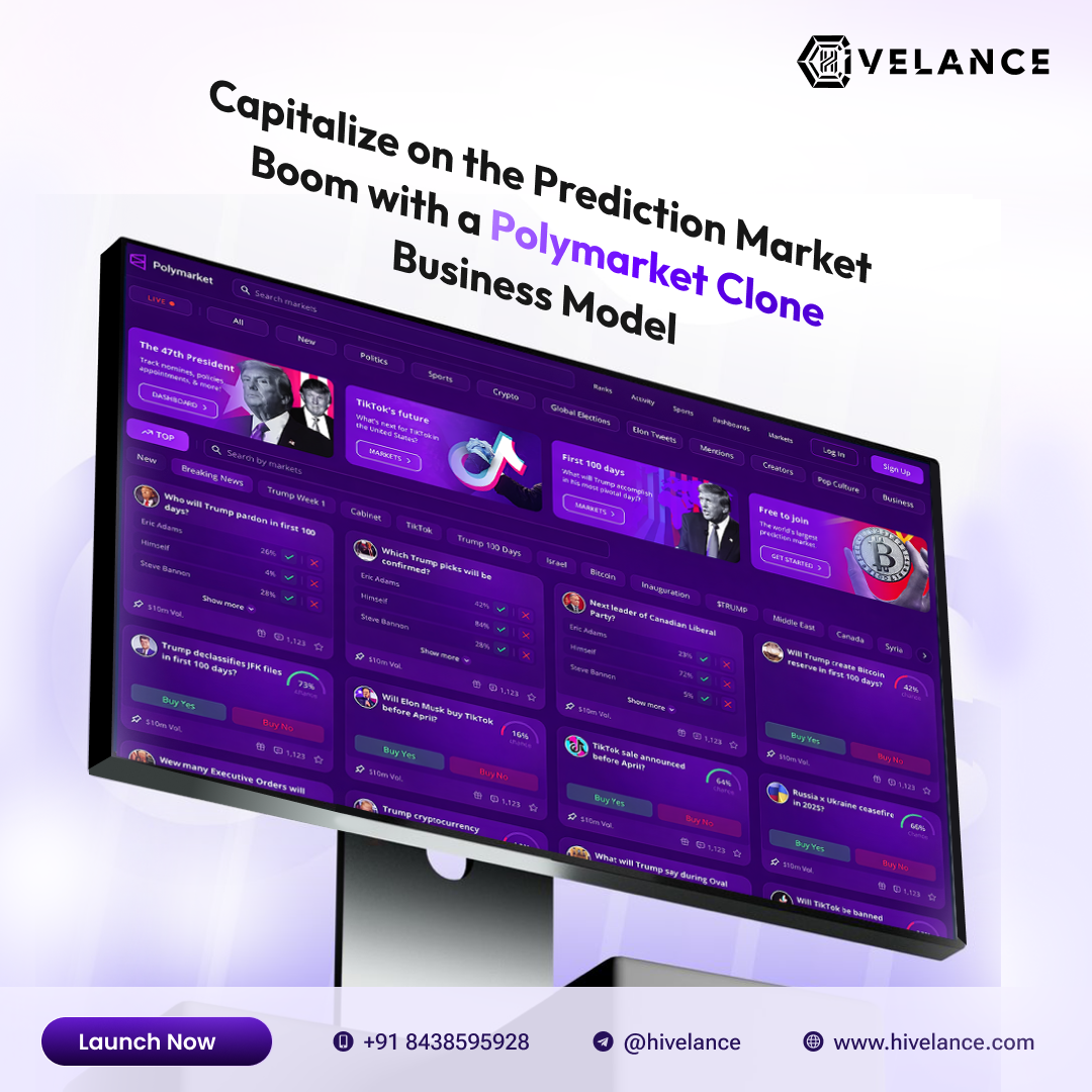 Polymarket Clone Script – Launch Your Decentralized Prediction Market Platform Today