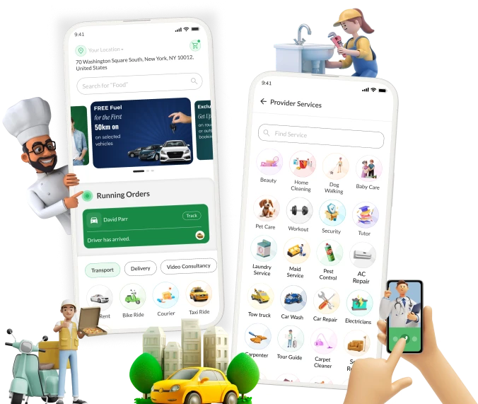 Fox-Jek – Complete Super App Solution for Multi-Service On-Demand Businesses