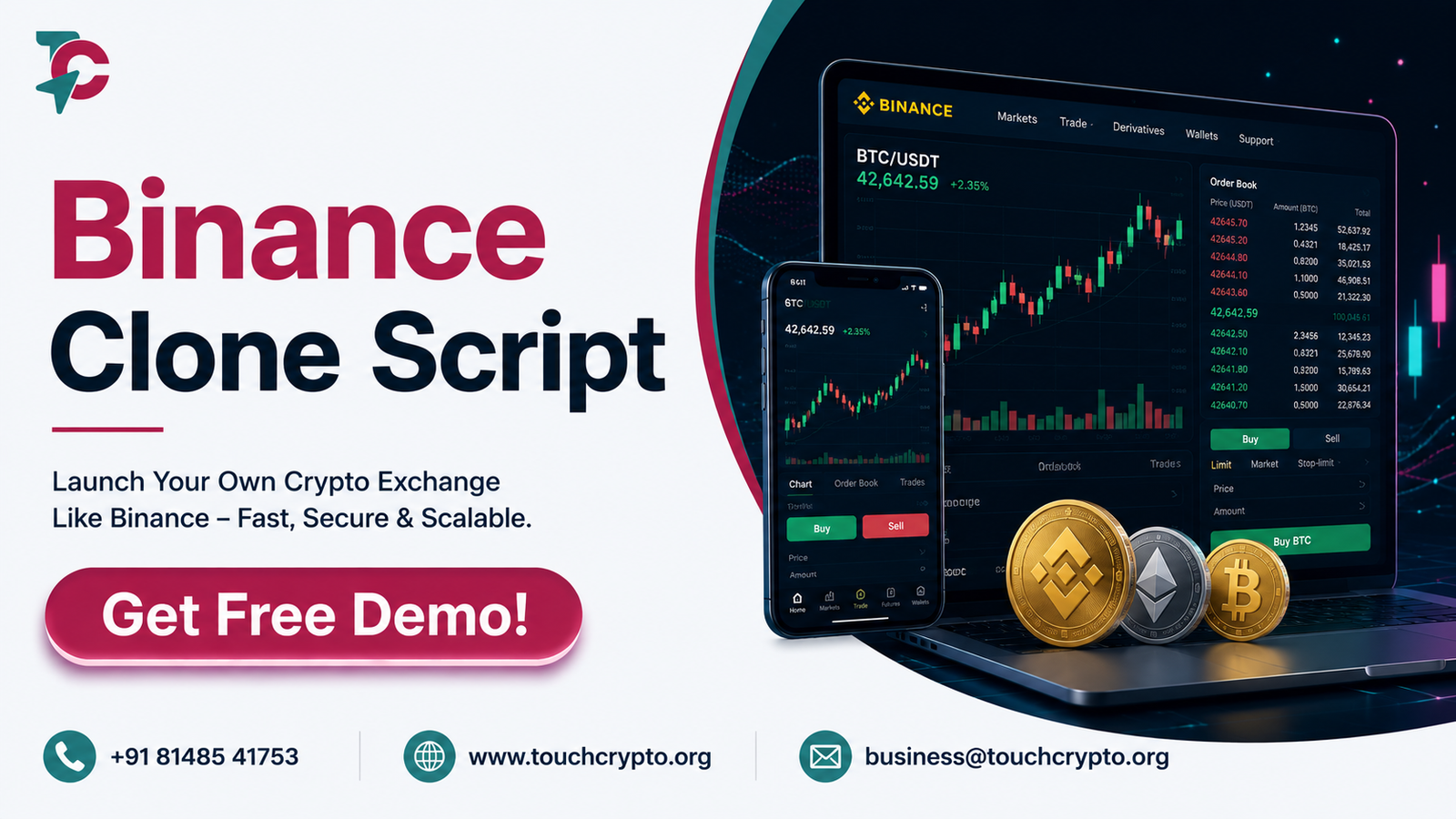Launch Your Crypto Exchange with a Binance Clone Script