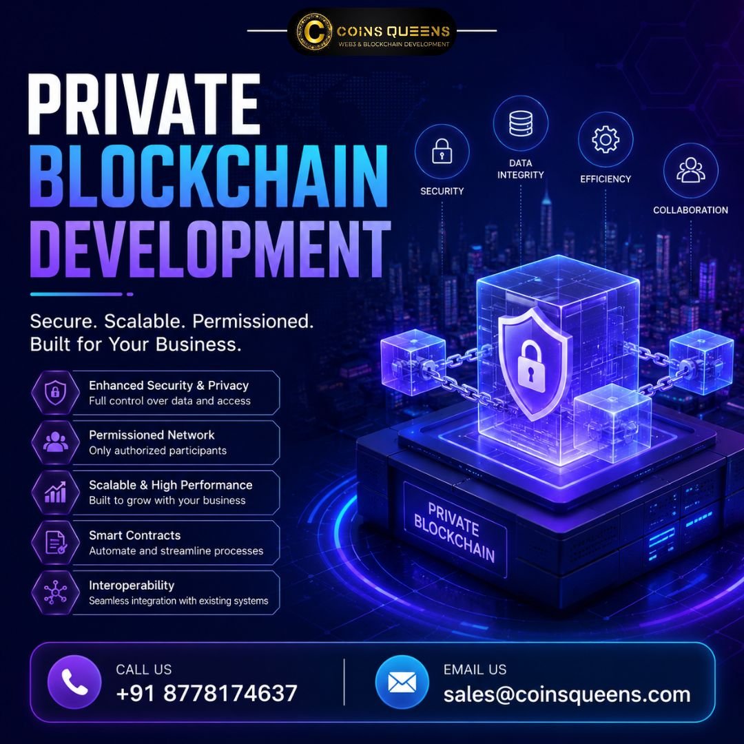 Private-Blockchain-Development-CoinsQueens