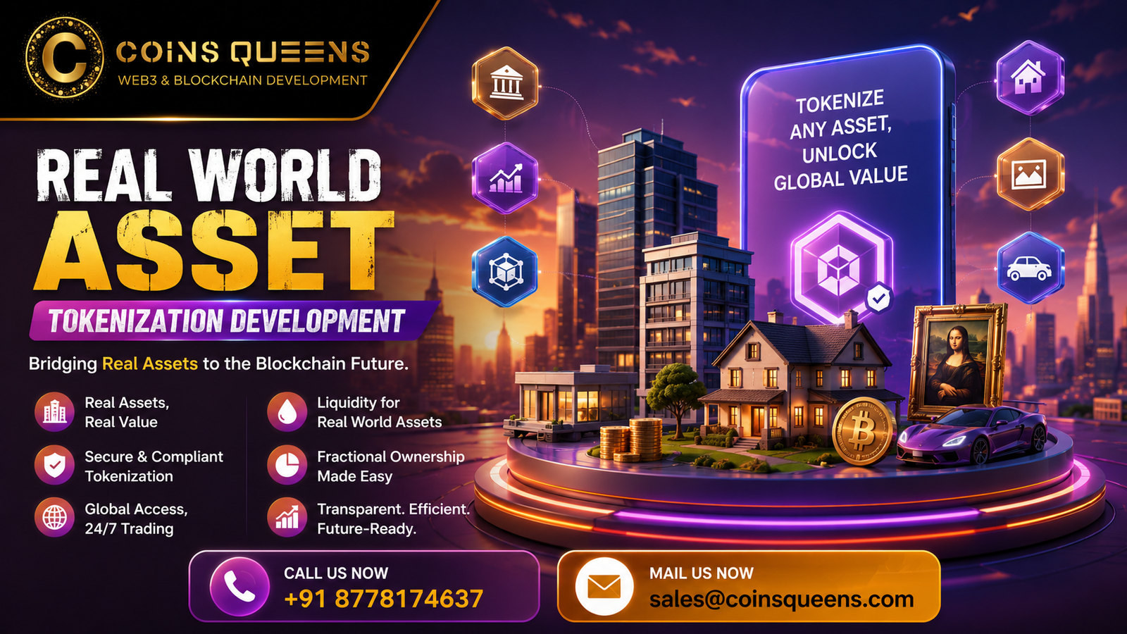 Real World Asset Tokenization Development – Premium Service Offer