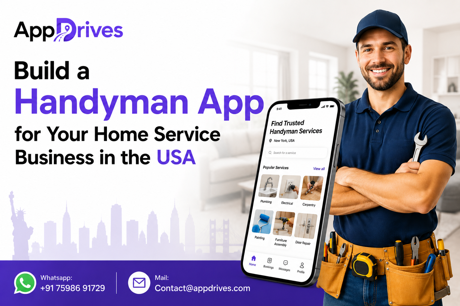 Build a Handyman App for Your Home Service Business in the USA 