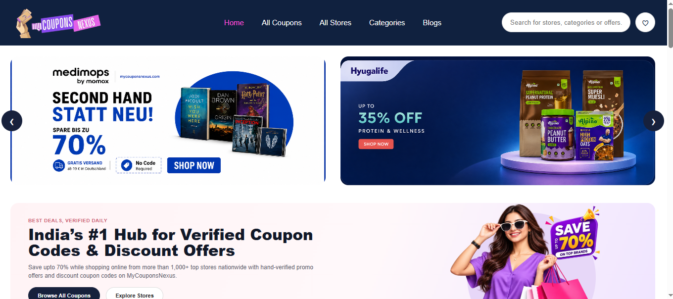Discover Best Shopping Deals & Discount Coupons MyCouponsNexus