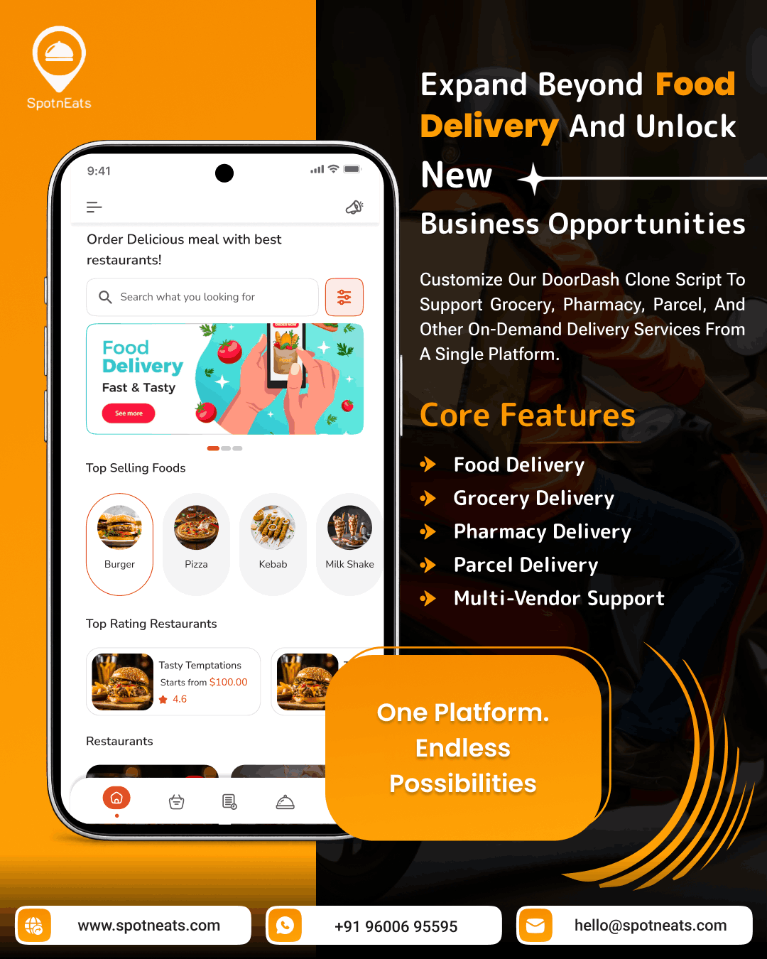 Create New Opportunities for Local Restaurants with a DoorDash Clone